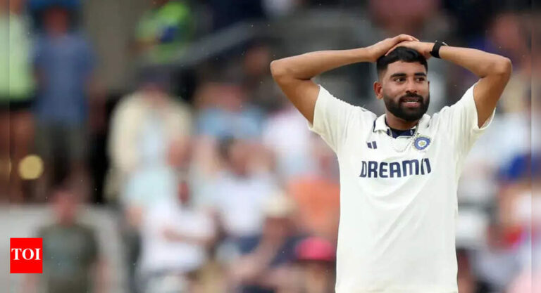 Ind vs Eng: dsp முகமது சிராஜ் துப்பறியும் நபராக மாறுகிறார்! அவர் இங்கிலாந்து பேட்டரின் மட்டையைப் பிடித்து ஹெடிங்லி சோதனையின் போது அதை ஆய்வு செய்கிறார் – வாட்ச் | கிரிக்கெட் செய்தி