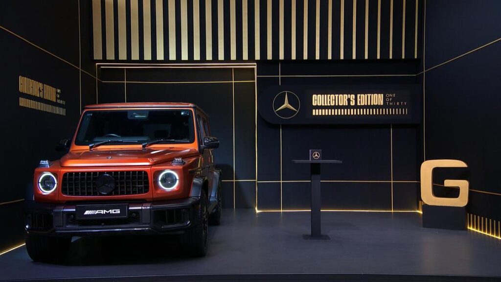 மெர்சிடிஸ் பென்ஸ் AMG G 63 ‘கலெக்டரின் பதிப்பு’ விலையில் 3 4.3 கோடி மெர்சிடிஸ் பென்ஸ் AMG G 63 ‘கலெக்டரின் பதிப்பு’ விலையில் 3 4.3 கோடி